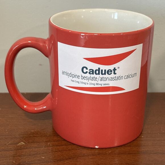 Other - CADUET 12 oz Coffee Mug Cup Pharmaceutical Ad Marketing